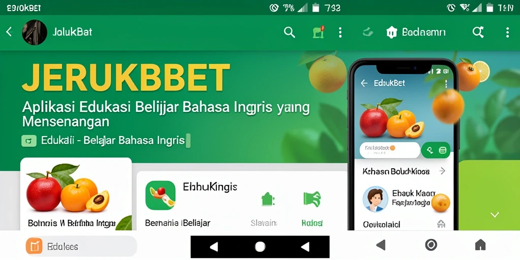 Antarmuka pengguna JERUKBET yang ramah dan interaktif.