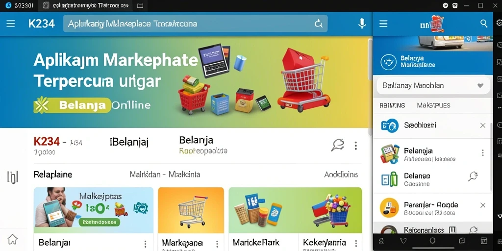 Tampilan antarmuka K234 yang menarik dan mudah digunakan.