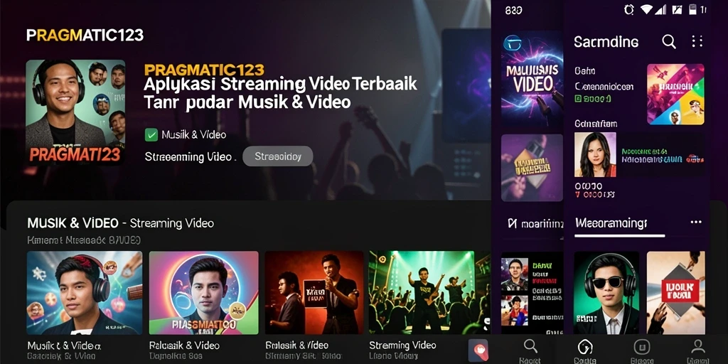 Tampilan antarmuka PRAGMATIC123 yang menarik untuk Streaming Video.