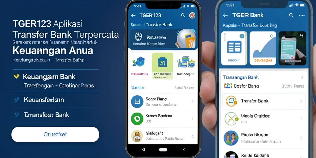 Antarmuka pengguna TGER123 yang modern dan mudah digunakan.